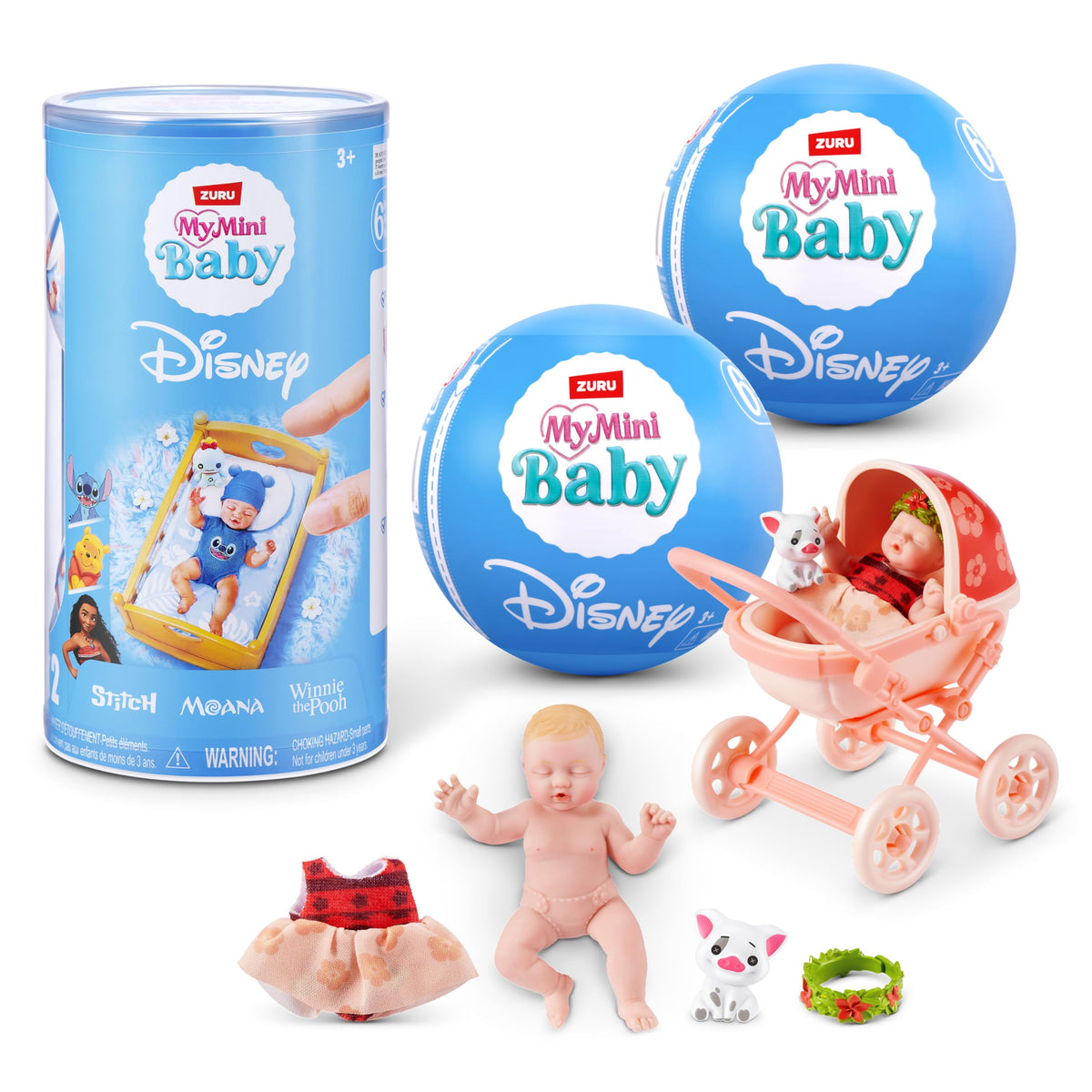 ZURU MY MINI front packaging showing 2-pack capsule and Disney logo for gift appeal