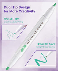 ZWIOT close-up of dual tips fine and chisel for precise and broad strokes benefit