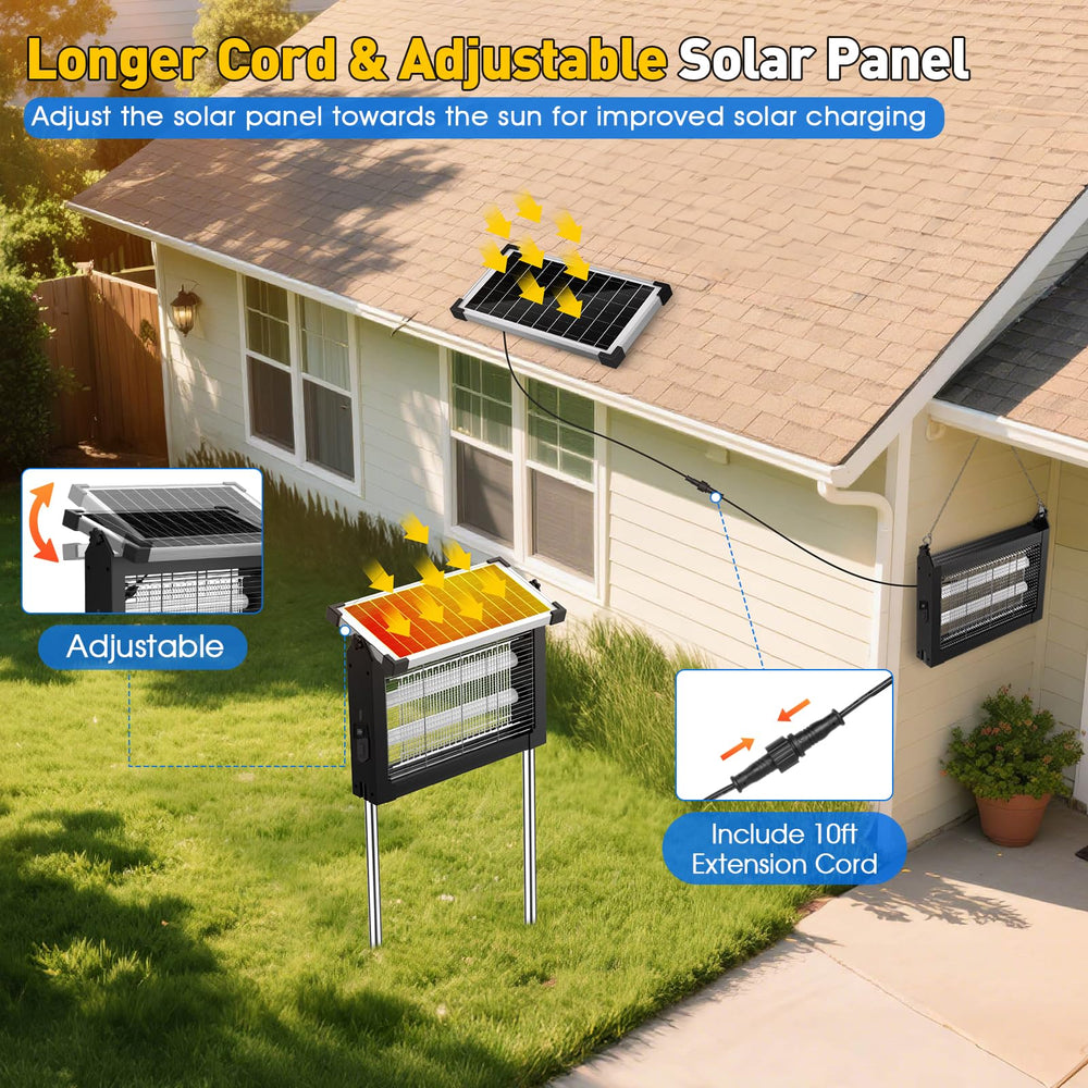 Zwiran hanging on porch lifestyle scene illustrating hands-free outdoor protection