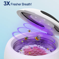 ZYREX ultrasonic bubbles close-up demonstrating thorough nonabrasive cleaning